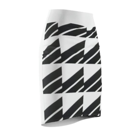 patterned skirt white - Picture 5 of 7